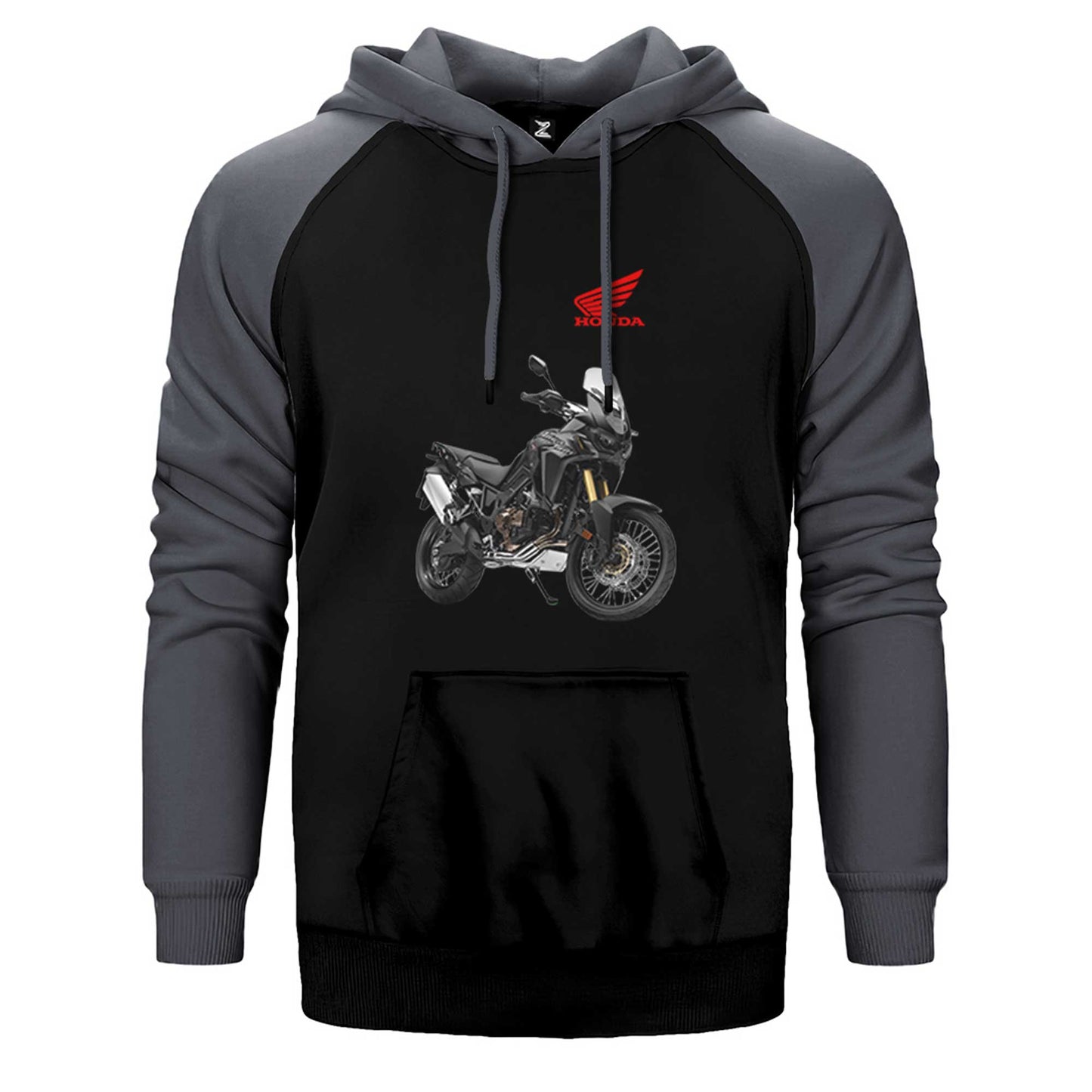 Honda Africa Twin EICMA Çift Renk Reglan Kol Sweatshirt / Hoodie