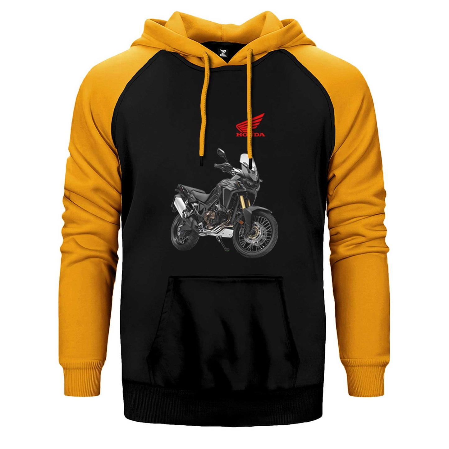 Honda Africa Twin EICMA Çift Renk Reglan Kol Sweatshirt / Hoodie