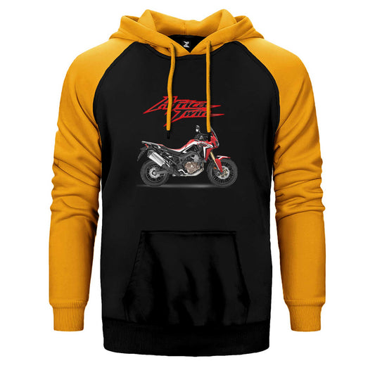Honda Africa Twin CRF1000 Çift Renk Reglan Kol Sweatshirt / Hoodie