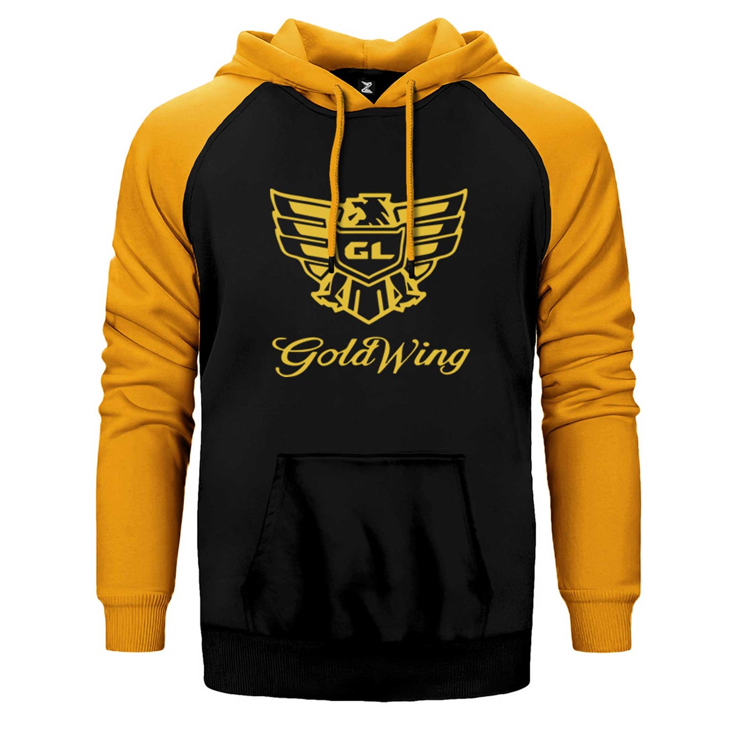 Honda Goldwing Gold Çift Renk Reglan Kol Sweatshirt / Hoodie