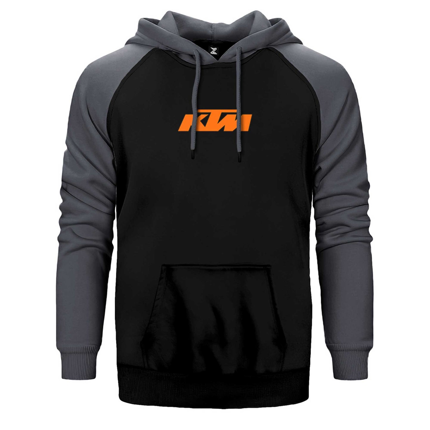 KTM Motorcycle Orange logo Çift Renk Reglan Kol Sweatshirt / Hoodie