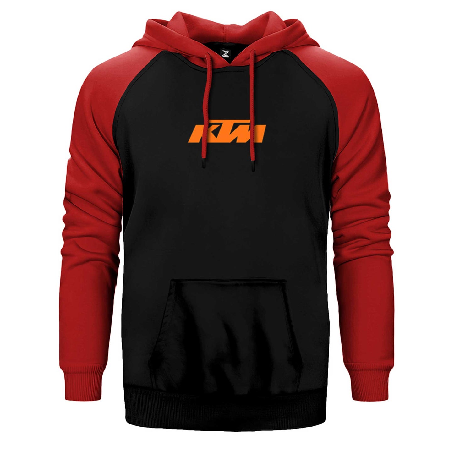 KTM Motorcycle Orange logo Çift Renk Reglan Kol Sweatshirt / Hoodie
