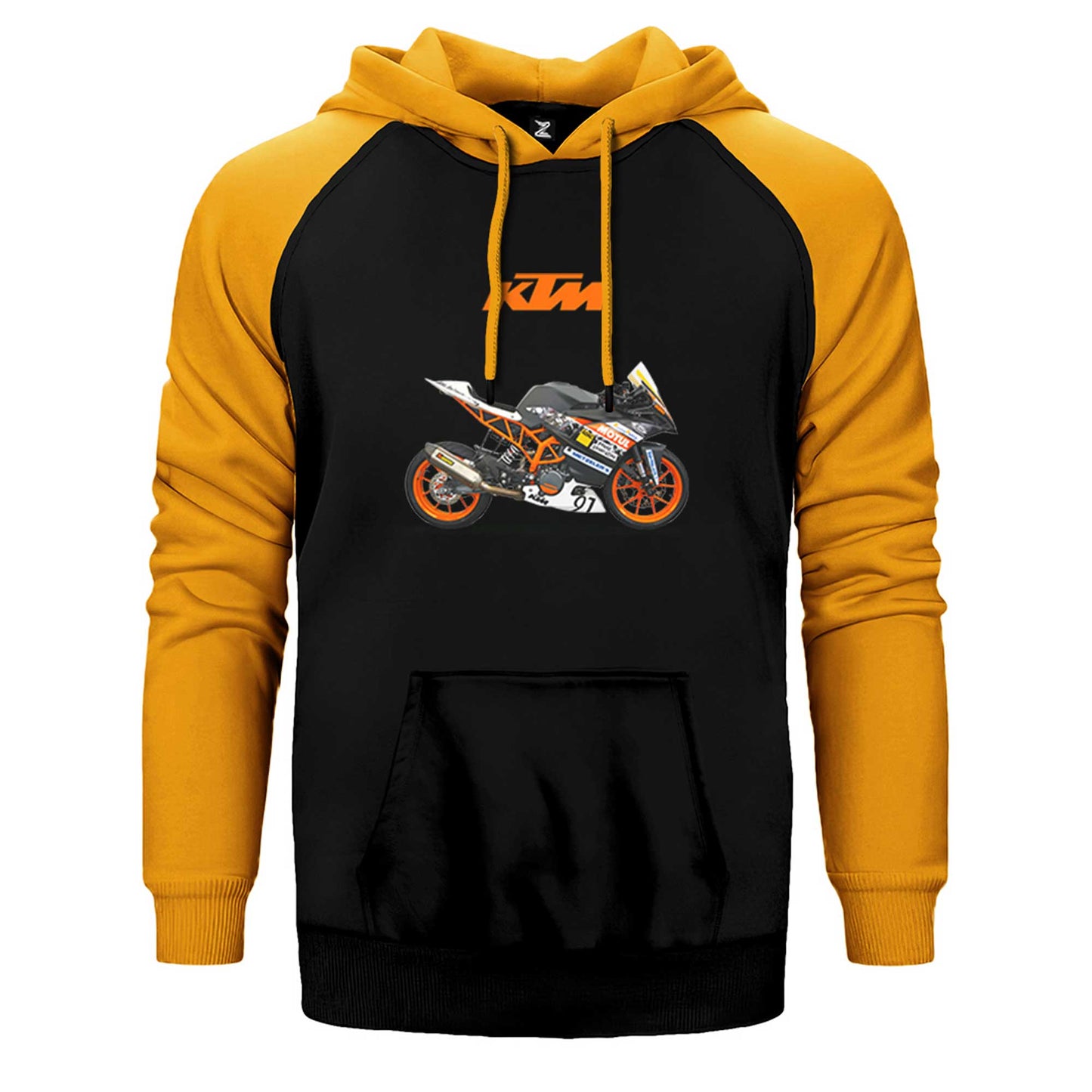 KTM RC 390 Çift Renk Reglan Kol Sweatshirt / Hoodie
