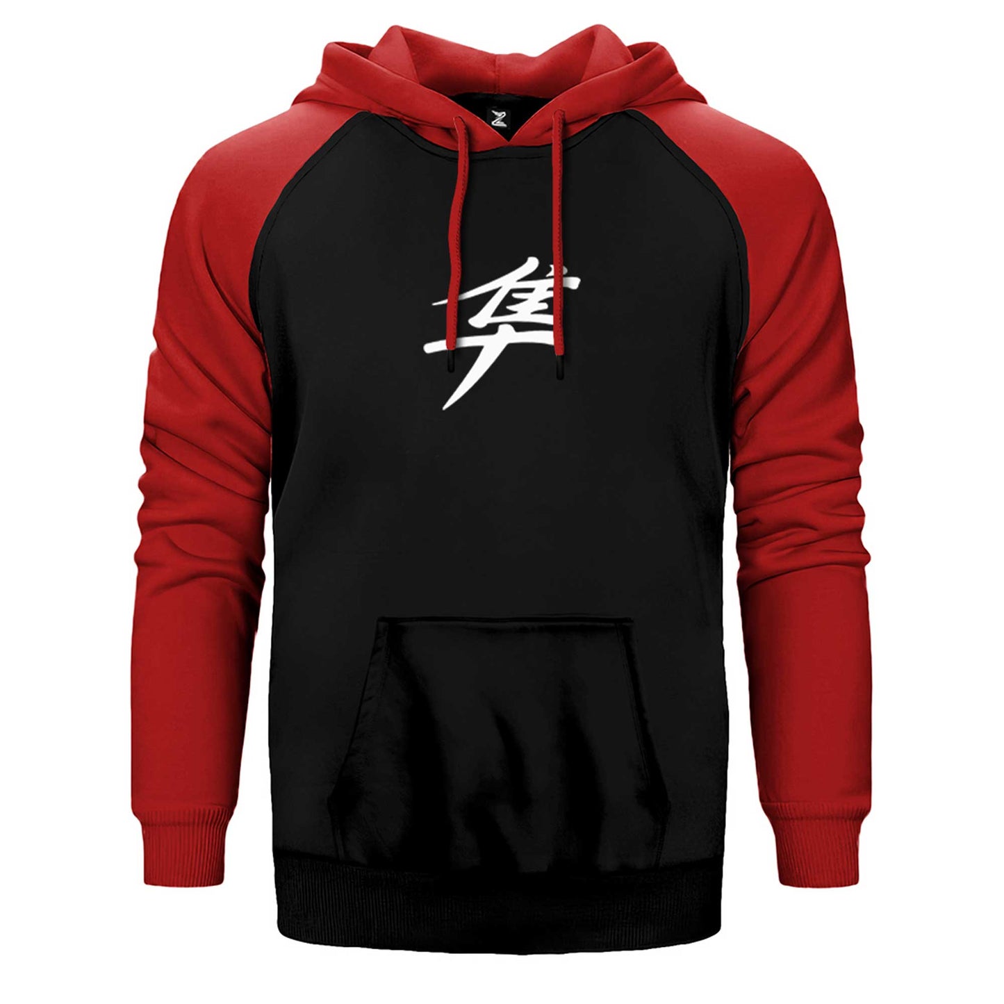 Hayabusa White Logo Çift Renk Reglan Kol Sweatshirt / Hoodie