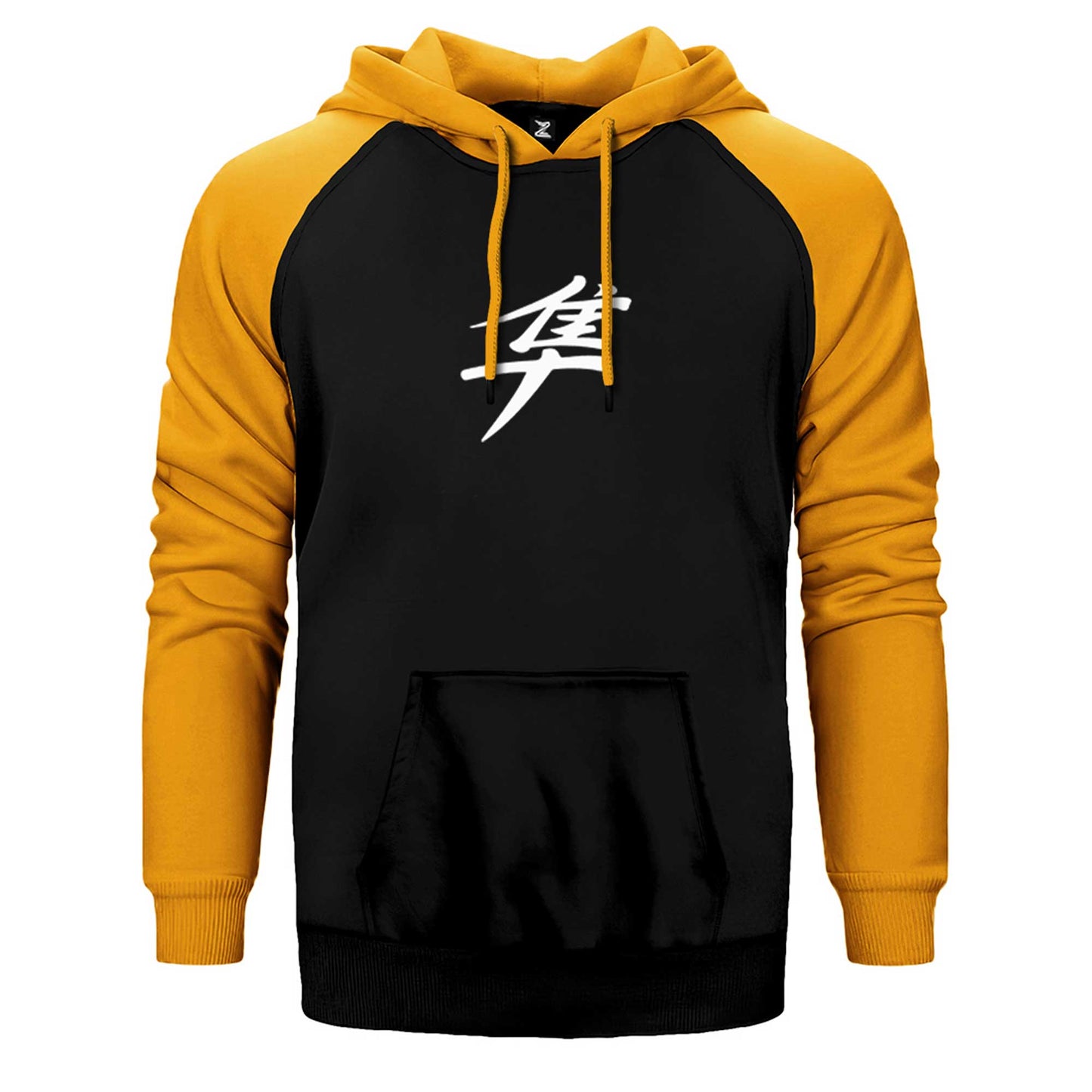 Hayabusa White Logo Çift Renk Reglan Kol Sweatshirt / Hoodie