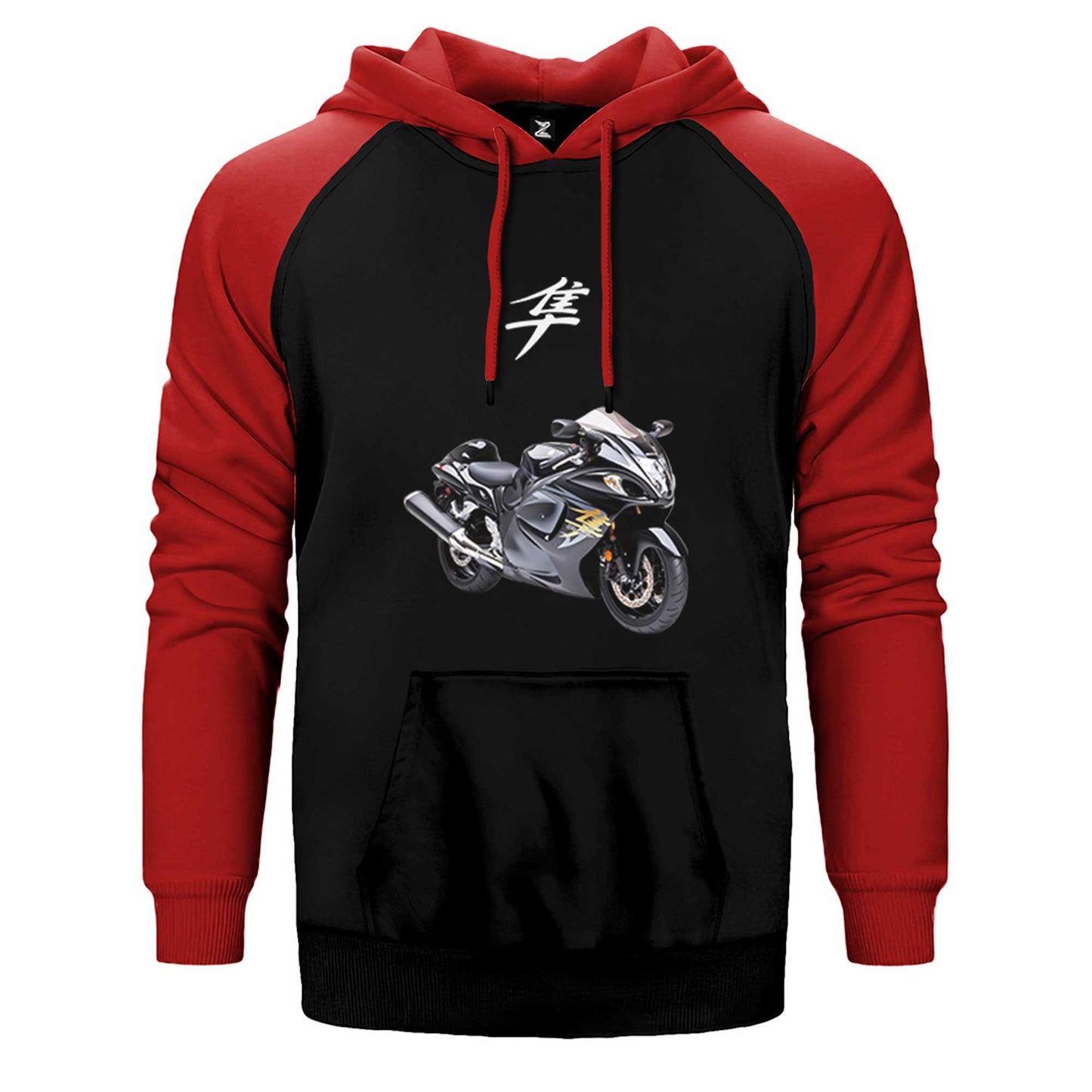 Suzuki Hayabusa Stompgrip Çift Renk Reglan Kol Sweatshirt / Hoodie