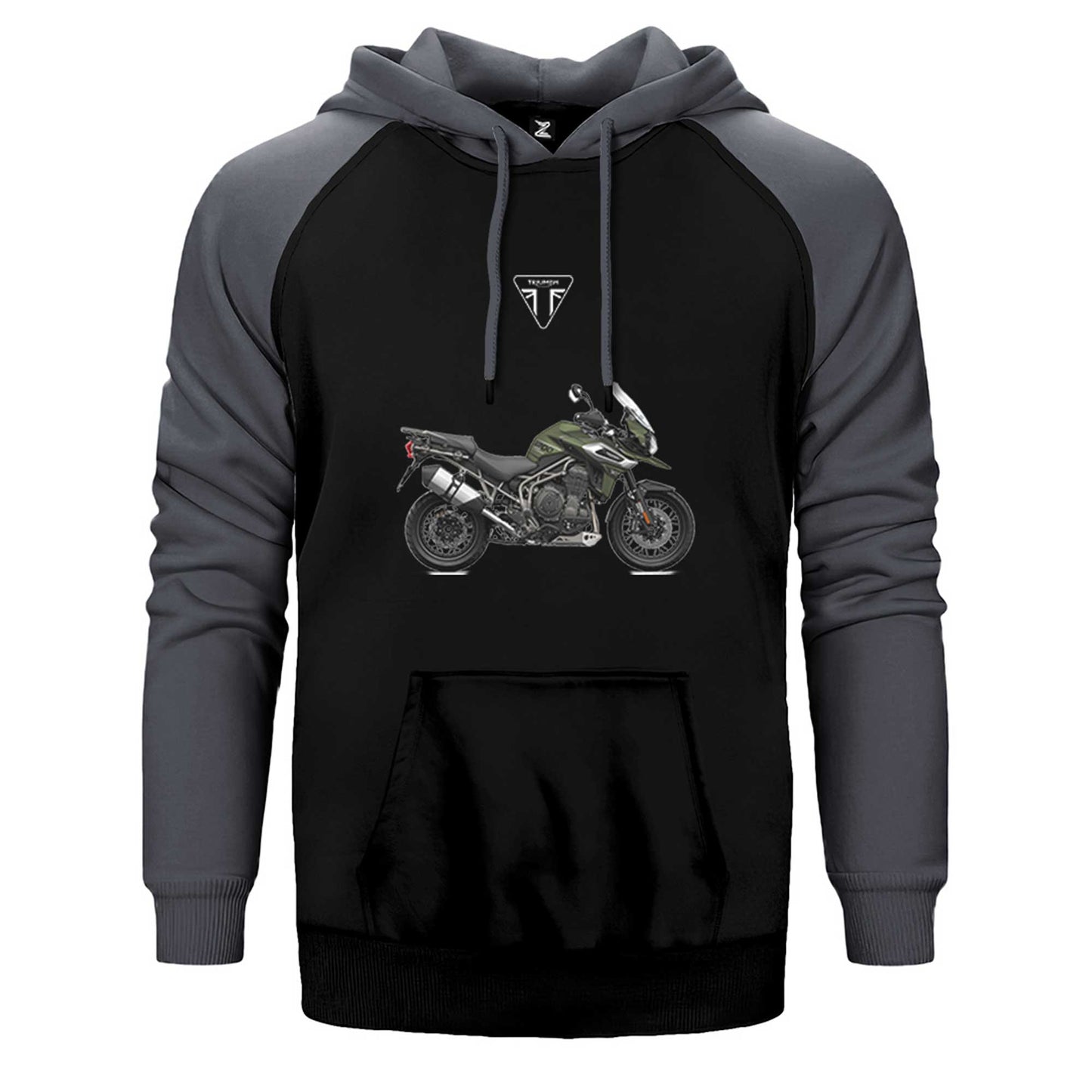 Triumph Tiger Explorer Çift Renk Reglan Kol Sweatshirt / Hoodie