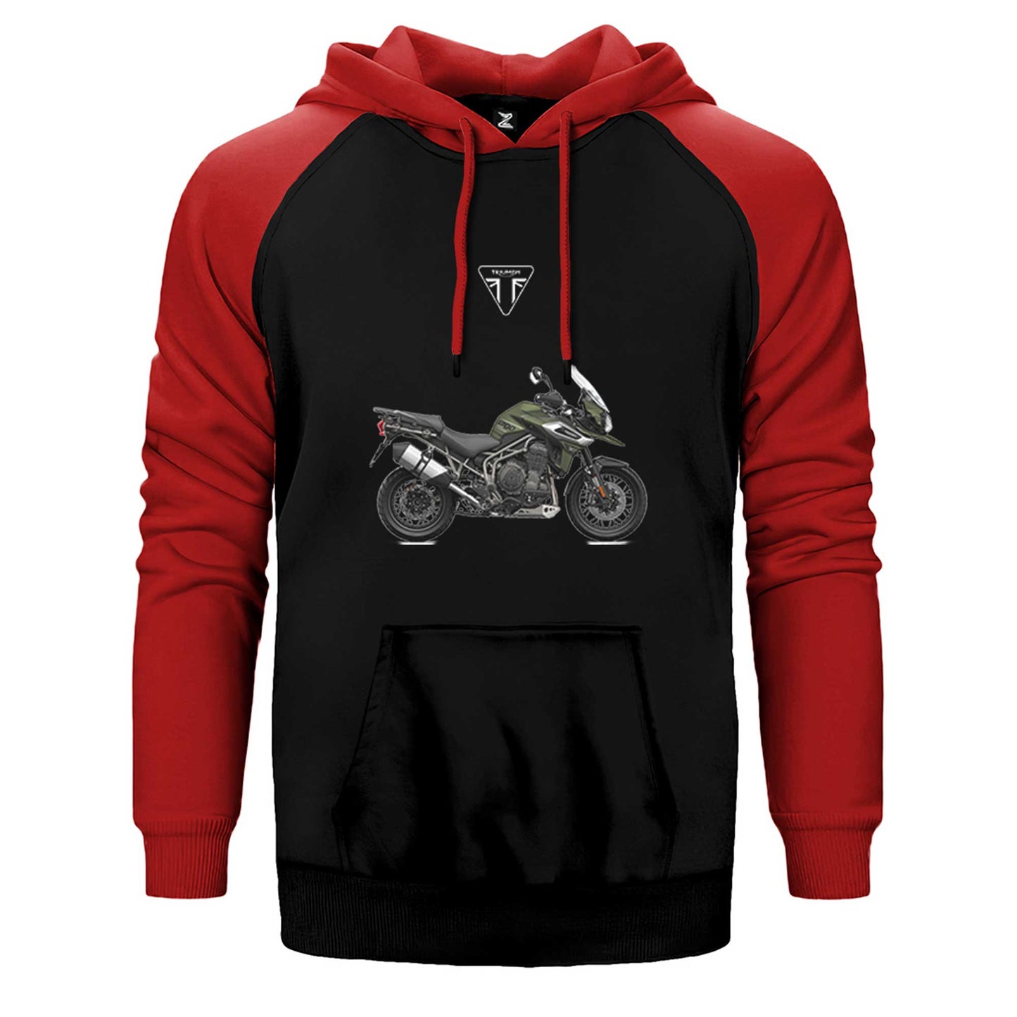 Triumph Tiger Explorer Çift Renk Reglan Kol Sweatshirt / Hoodie