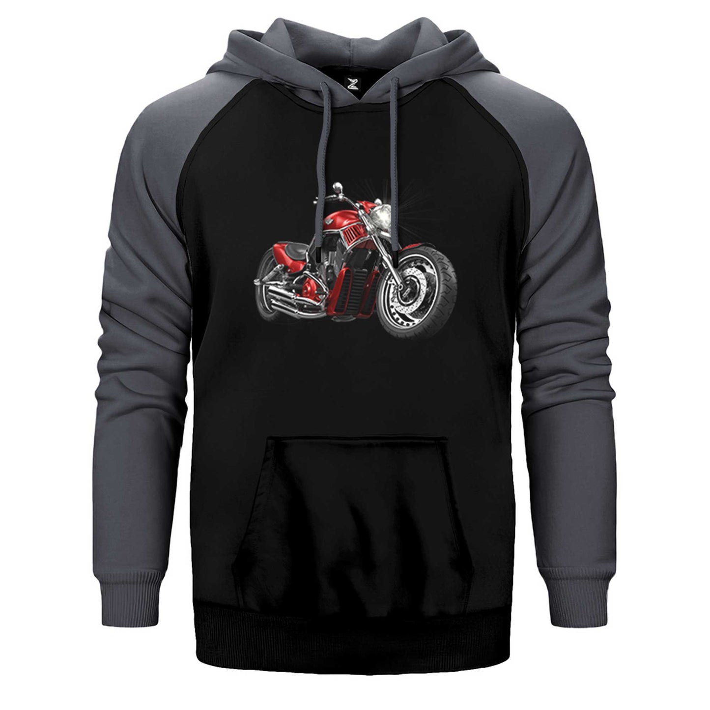 Chopper Cruiser Çift Renk Reglan Kol Sweatshirt / Hoodie