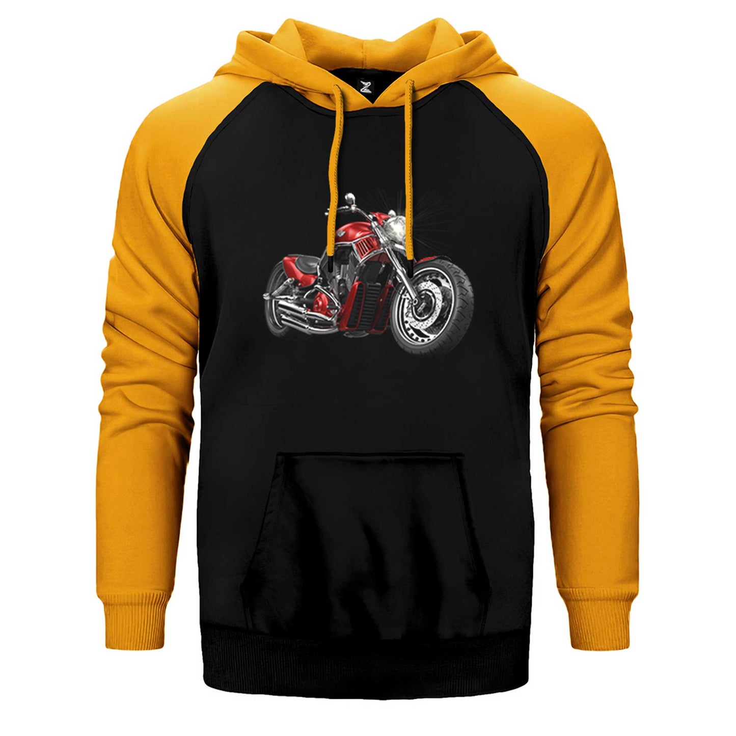 Chopper Cruiser Çift Renk Reglan Kol Sweatshirt / Hoodie