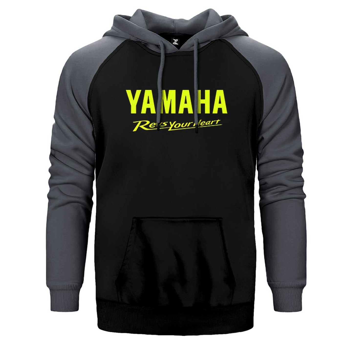 Yamaha Revs Your Heart Çift Renk Reglan Kol Sweatshirt / Hoodie