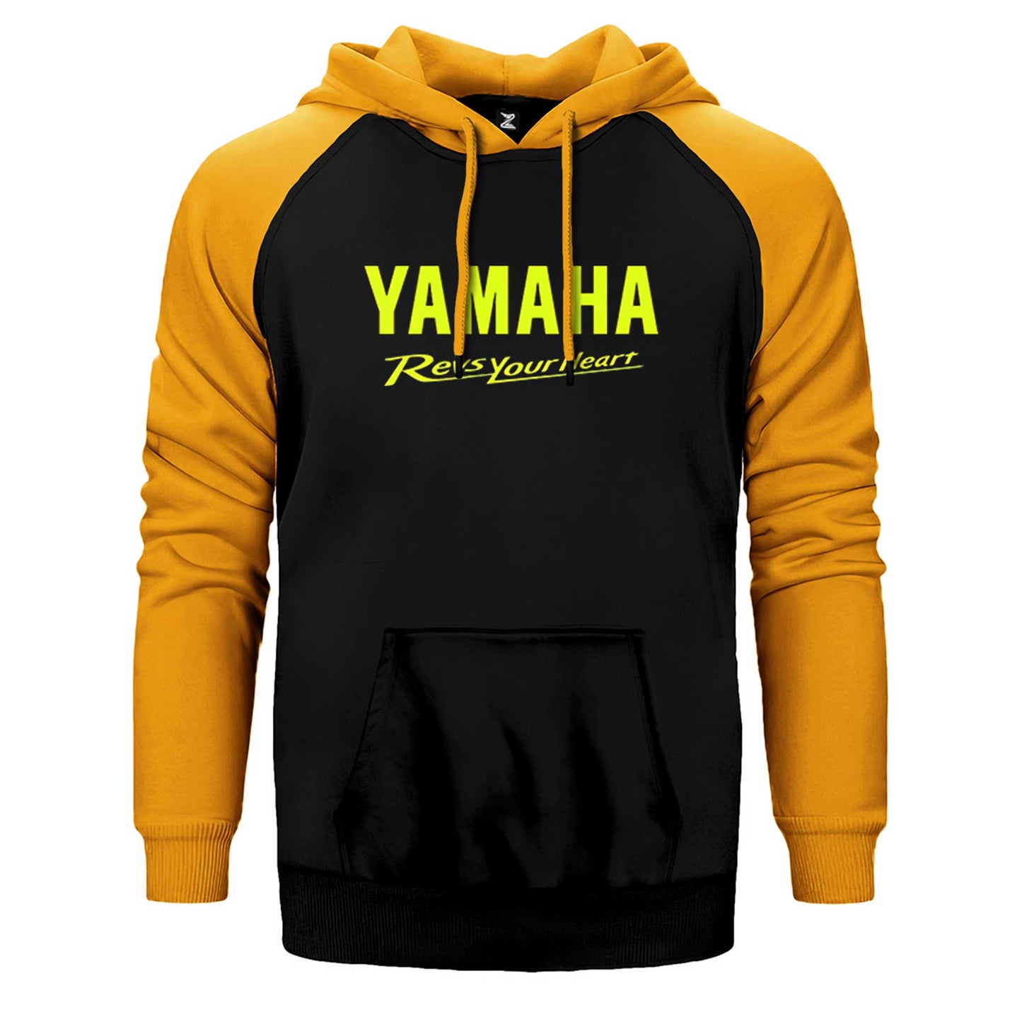 Yamaha Revs Your Heart Çift Renk Reglan Kol Sweatshirt / Hoodie