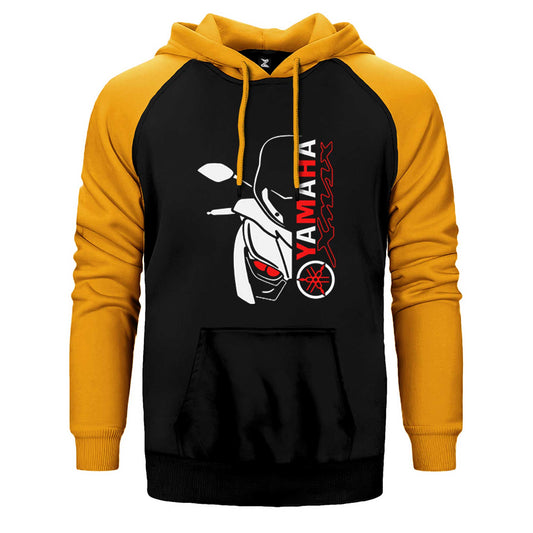 Yamaha Xmax Face Çift Renk Reglan Kol Sweatshirt / Hoodie