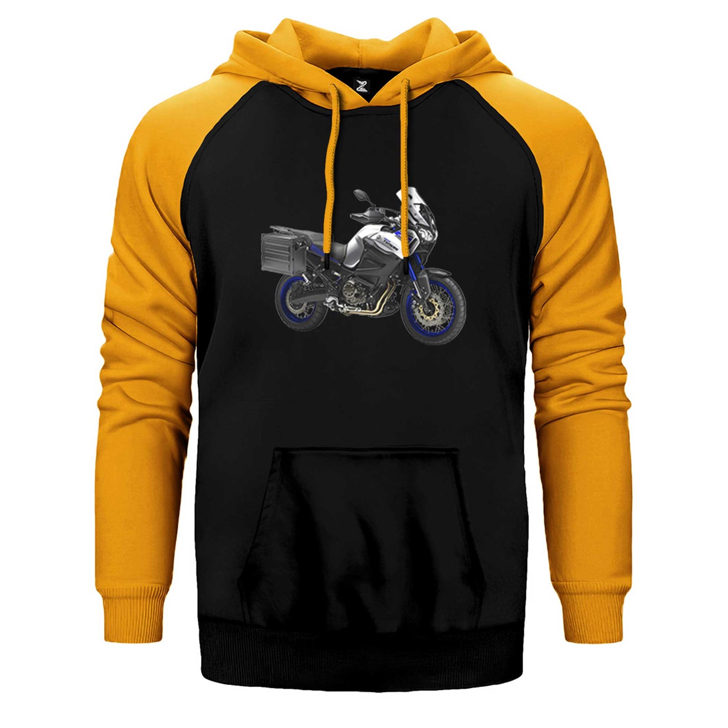 Yamaha XT1200Z Super Tenere Çift Renk Reglan Kol Sweatshirt / Hoodie