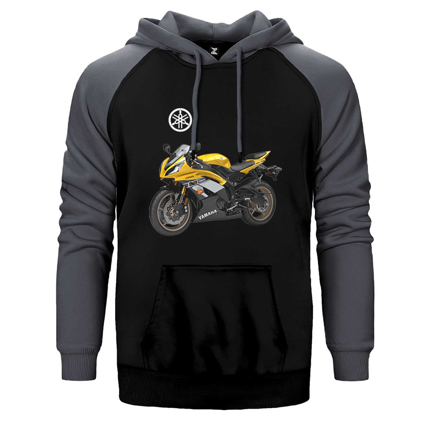 Yamaha YZF-R1 Supersport Çift Renk Reglan Kol Sweatshirt / Hoodie