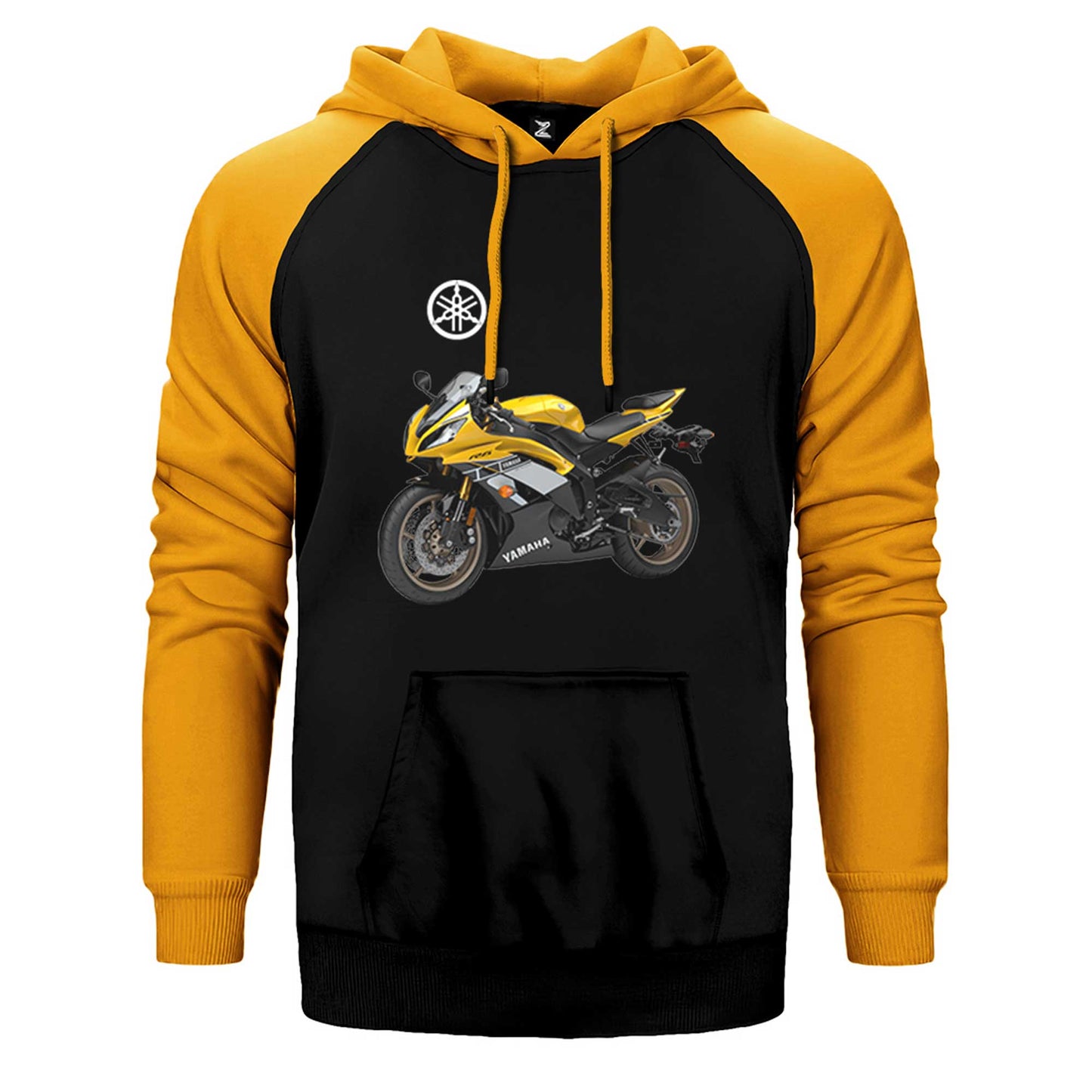 Yamaha YZF-R1 Supersport Çift Renk Reglan Kol Sweatshirt / Hoodie