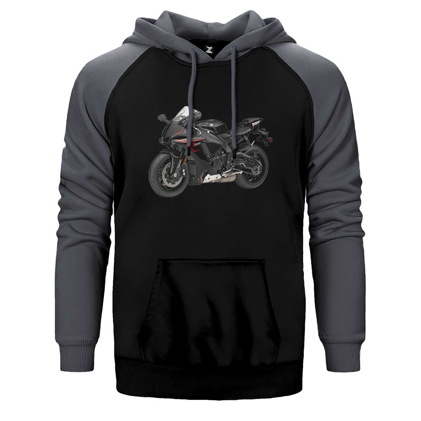 Yamaha YZF-R1 Çift Renk Reglan Kol Sweatshirt / Hoodie