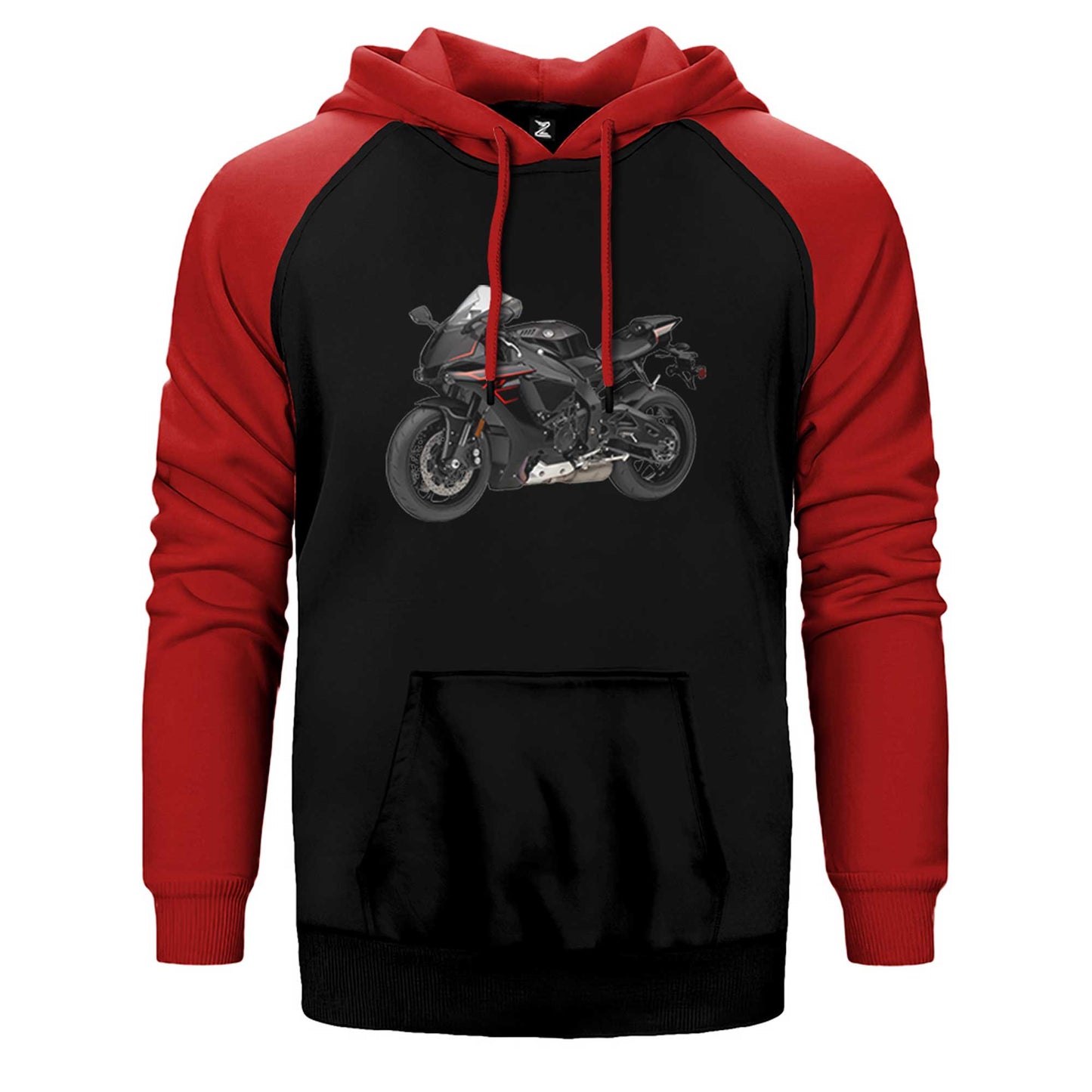 Yamaha YZF-R1 Çift Renk Reglan Kol Sweatshirt / Hoodie