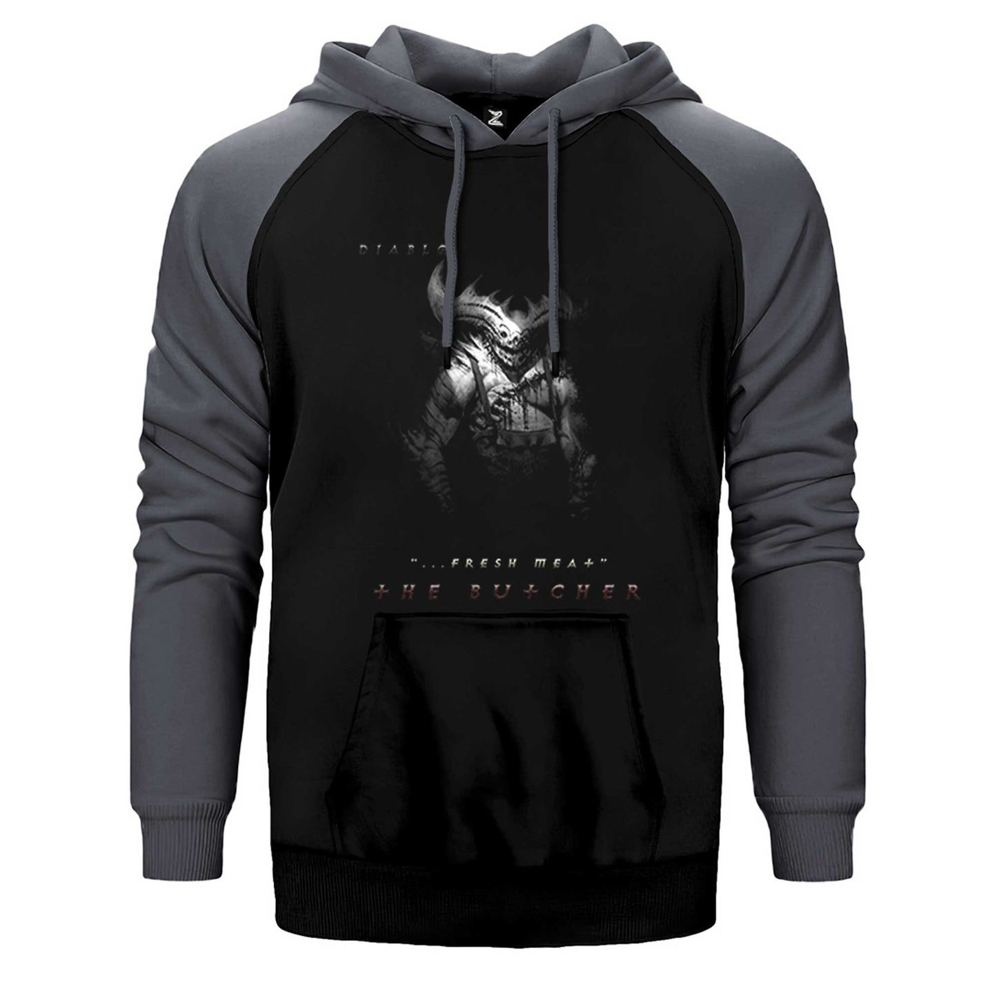 Diablo 3 The Butcher Çift Renk Reglan Kol Sweatshirt / Hoodie