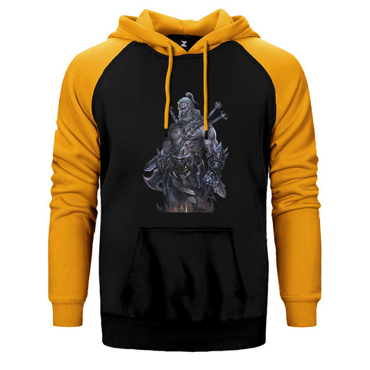 Diablo III Reaper of Souls Çift Renk Reglan Kol Sweatshirt / Hoodie