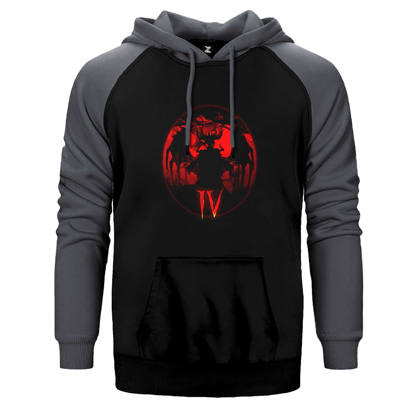 Diablo IV Lilith is Waiting Çift Renk Reglan Kol Sweatshirt / Hoodie