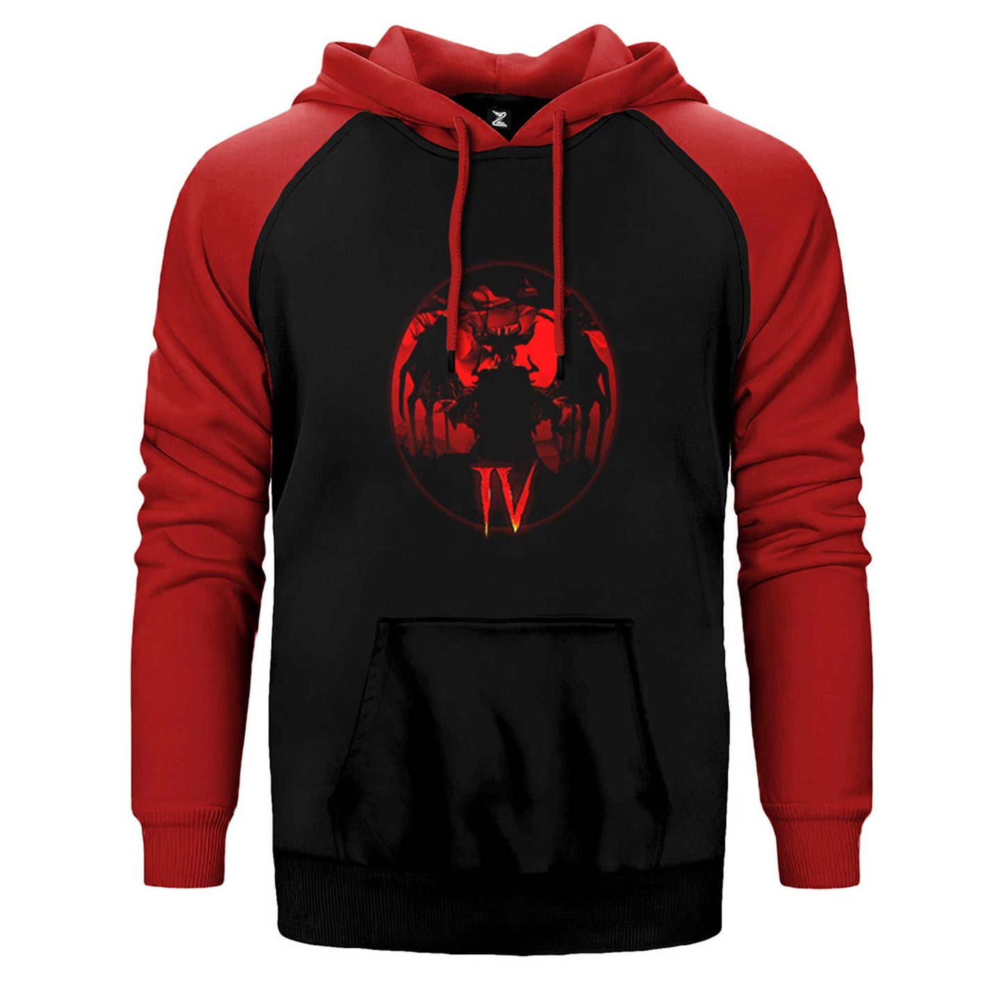 Diablo IV Lilith is Waiting Çift Renk Reglan Kol Sweatshirt / Hoodie