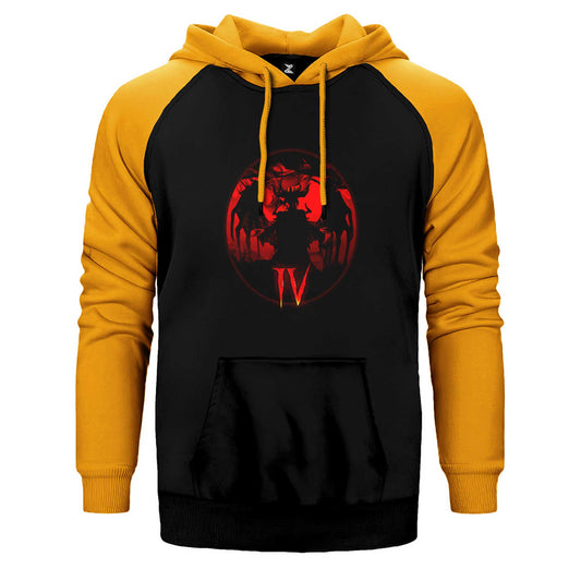 Diablo IV Lilith is Waiting Çift Renk Reglan Kol Sweatshirt / Hoodie