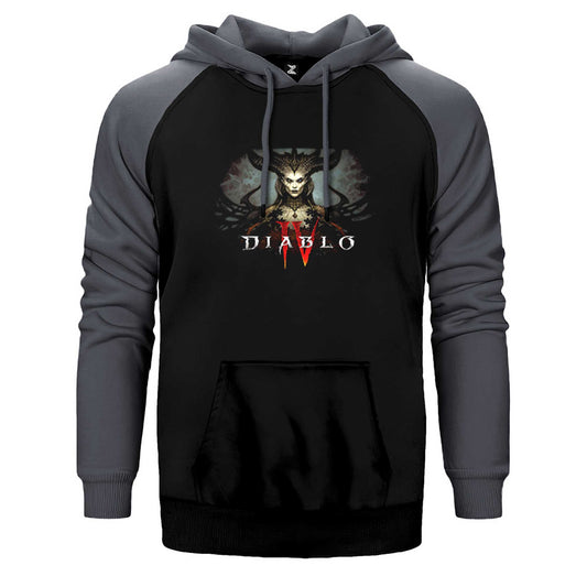 Diablo IV Lilith Çift Renk Reglan Kol Sweatshirt / Hoodie