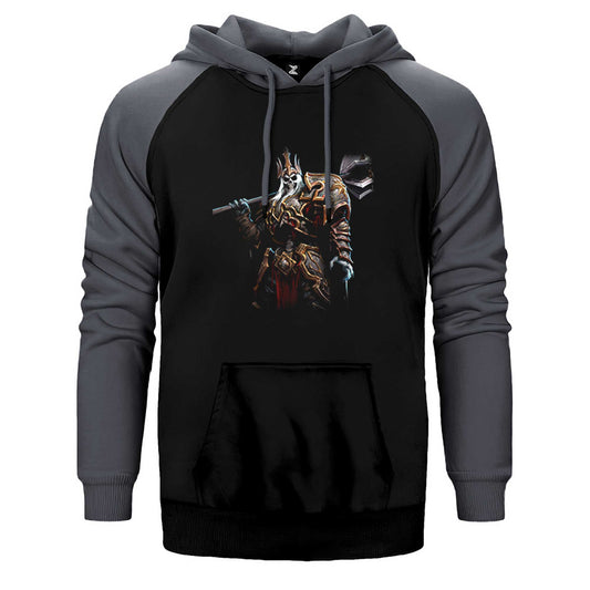 Diablo King Leoric Çift Renk Reglan Kol Sweatshirt / Hoodie