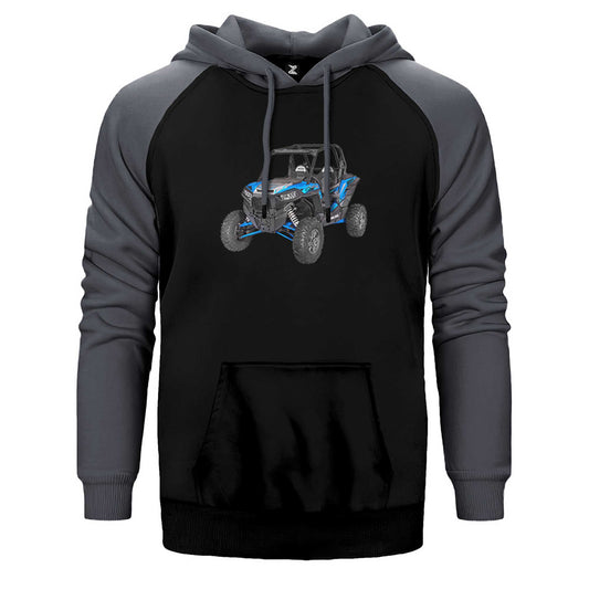 Polaris RZR Atv Çift Renk Reglan Kol Sweatshirt / Hoodie