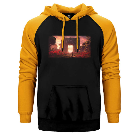 Arch of Jungle Çift Renk Reglan Kol Sweatshirt / Hoodie