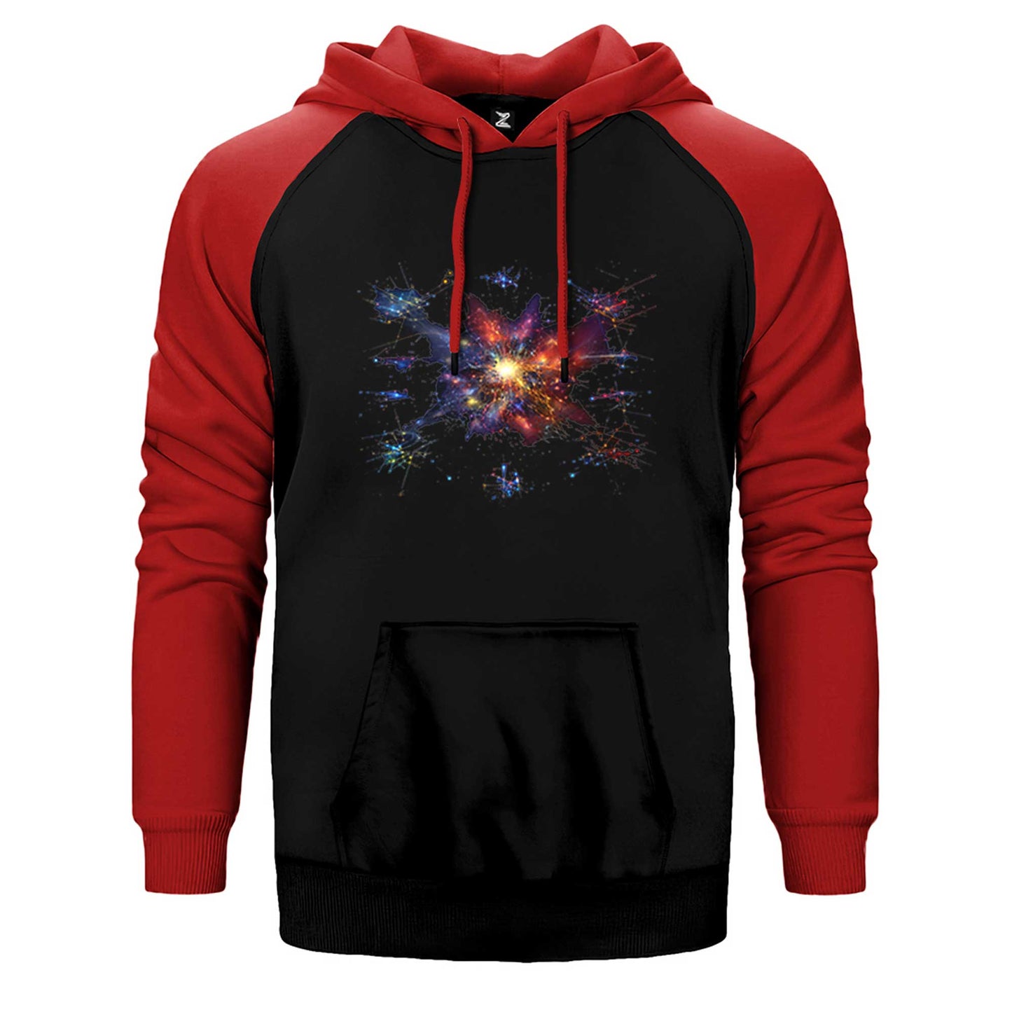 Cosmos Çift Renk Reglan Kol Sweatshirt / Hoodie