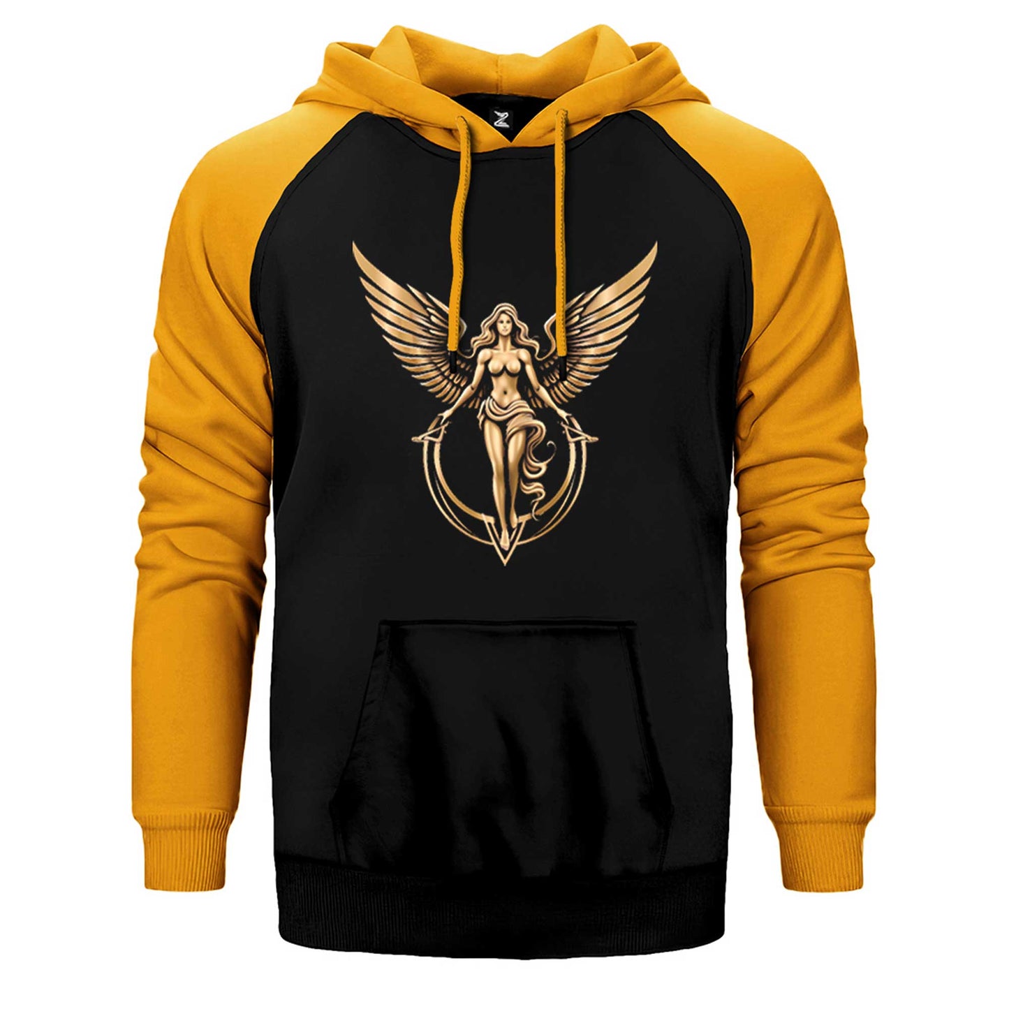 Gold Angel Çift Renk Reglan Kol Sweatshirt / Hoodie