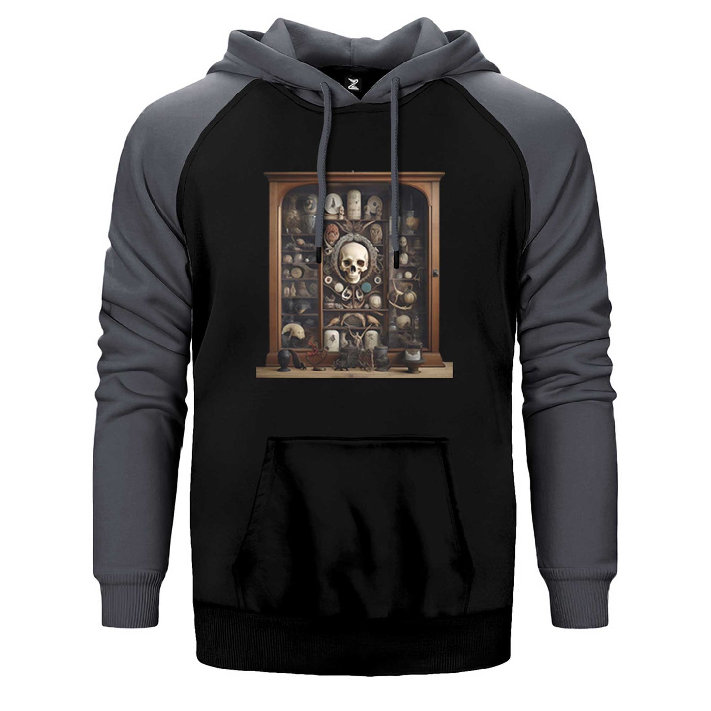 Midevil Cabinet of Curiosities Çift Renk Reglan Kol Sweatshirt / Hoodie