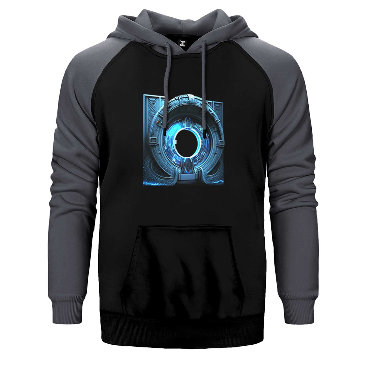 Portal Gate Çift Renk Reglan Kol Sweatshirt / Hoodie