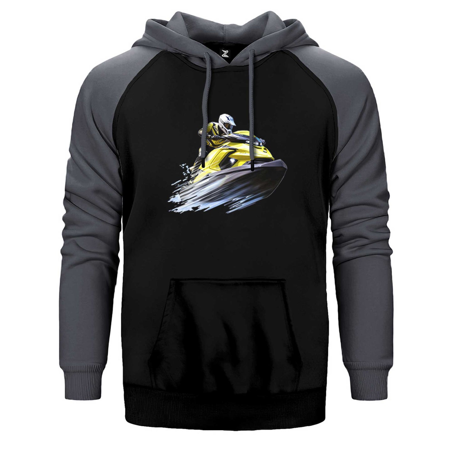 Jetski Tour Çift Renk Reglan Kol Sweatshirt / Hoodie