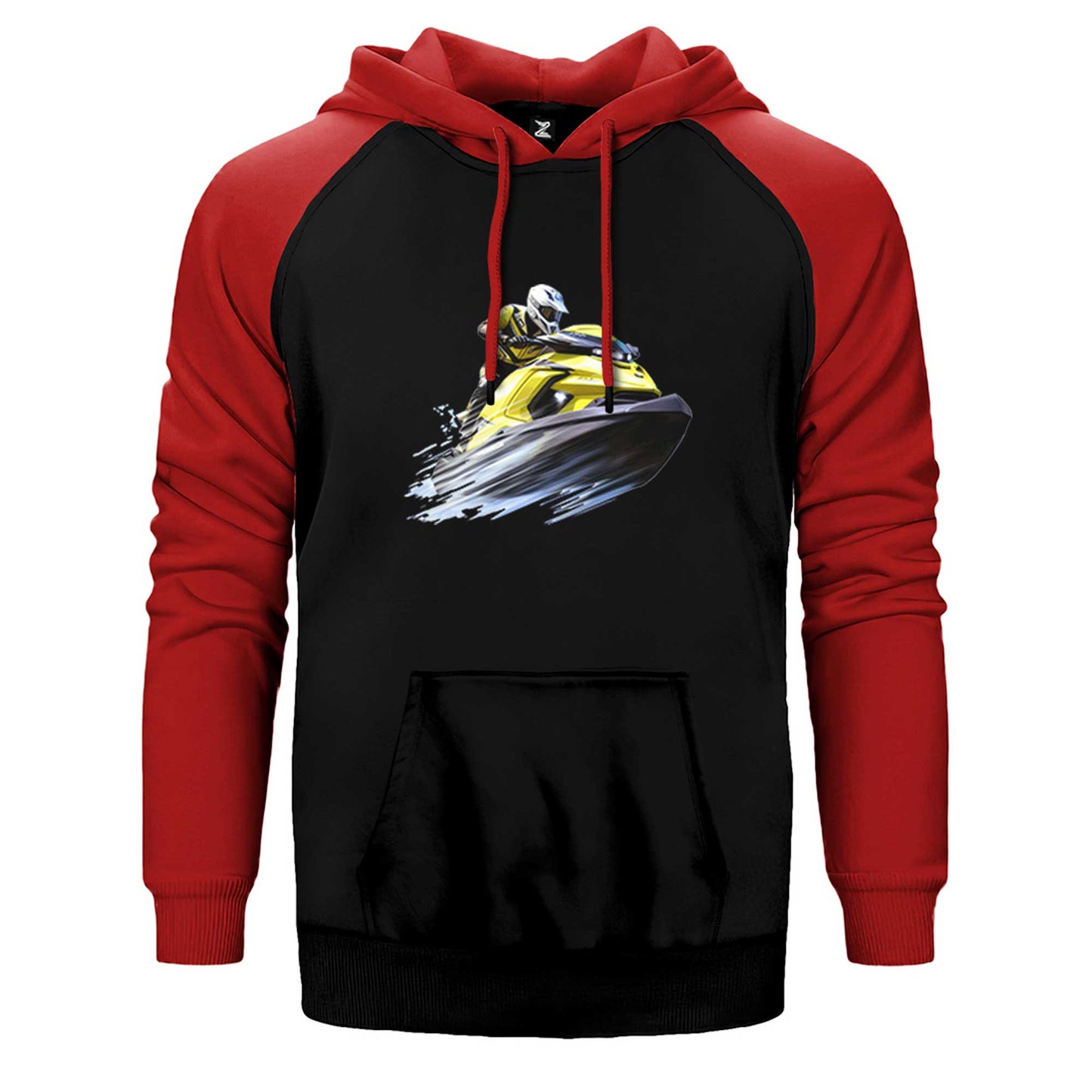 Jetski Tour Çift Renk Reglan Kol Sweatshirt / Hoodie