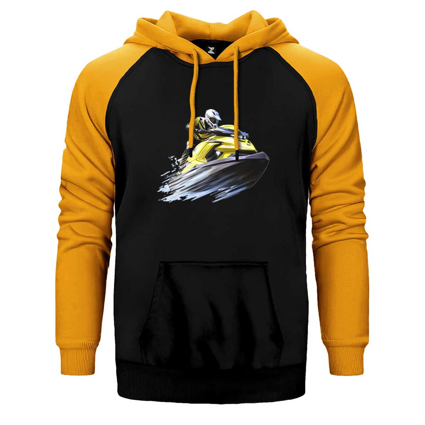 Jetski Tour Çift Renk Reglan Kol Sweatshirt / Hoodie