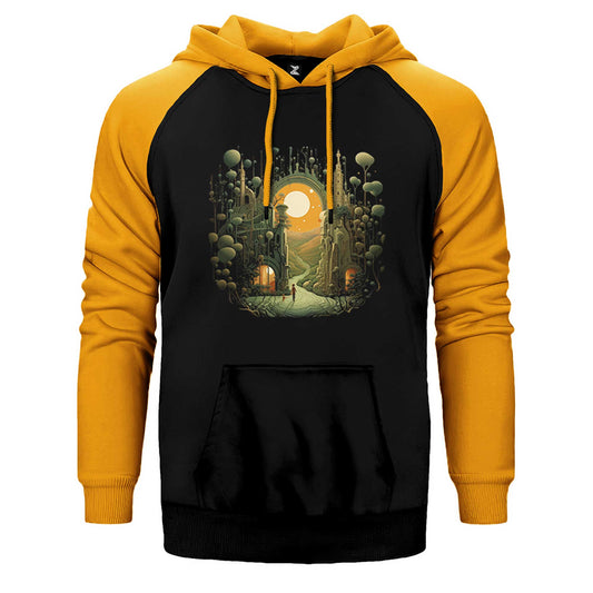 Journey To Hope Çift Renk Reglan Kol Sweatshirt / Hoodie