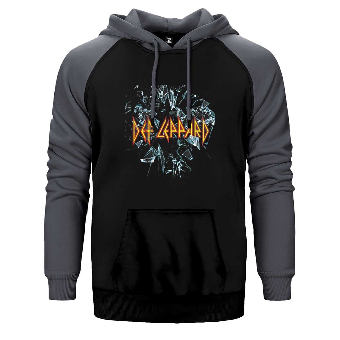 Def Leppard Breoken Çift Renk Reglan Kol Sweatshirt / Hoodie
