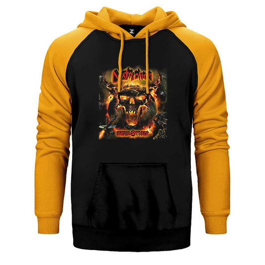 Destruction Under Attack Çift Renk Reglan Kol Sweatshirt / Hoodie