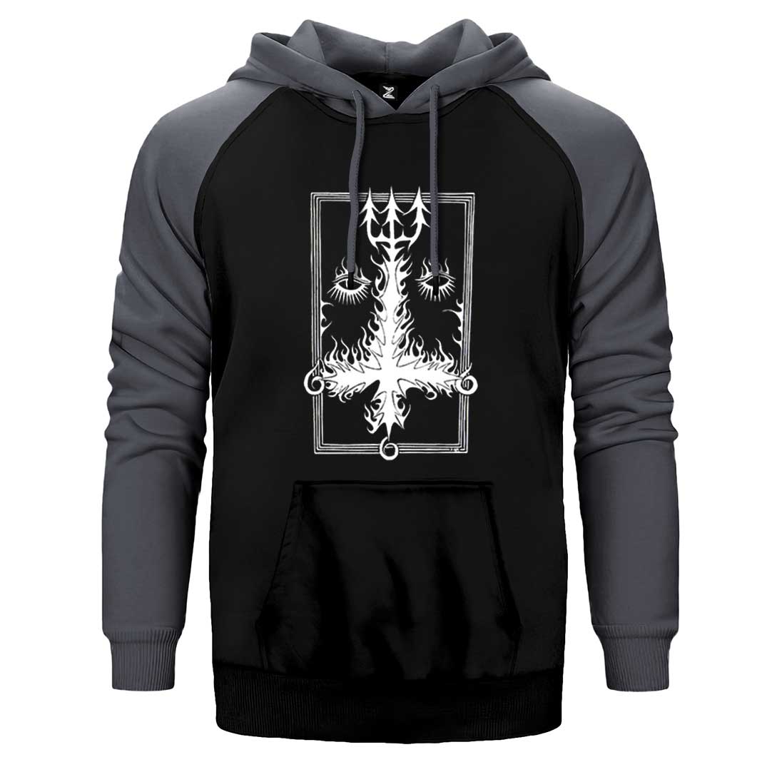 Dissection The Past Is Alive Logo Çift Renk Reglan Kol Sweatshirt / Hoodie