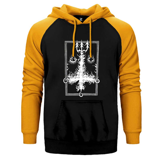 Dissection The Past Is Alive Logo Çift Renk Reglan Kol Sweatshirt / Hoodie