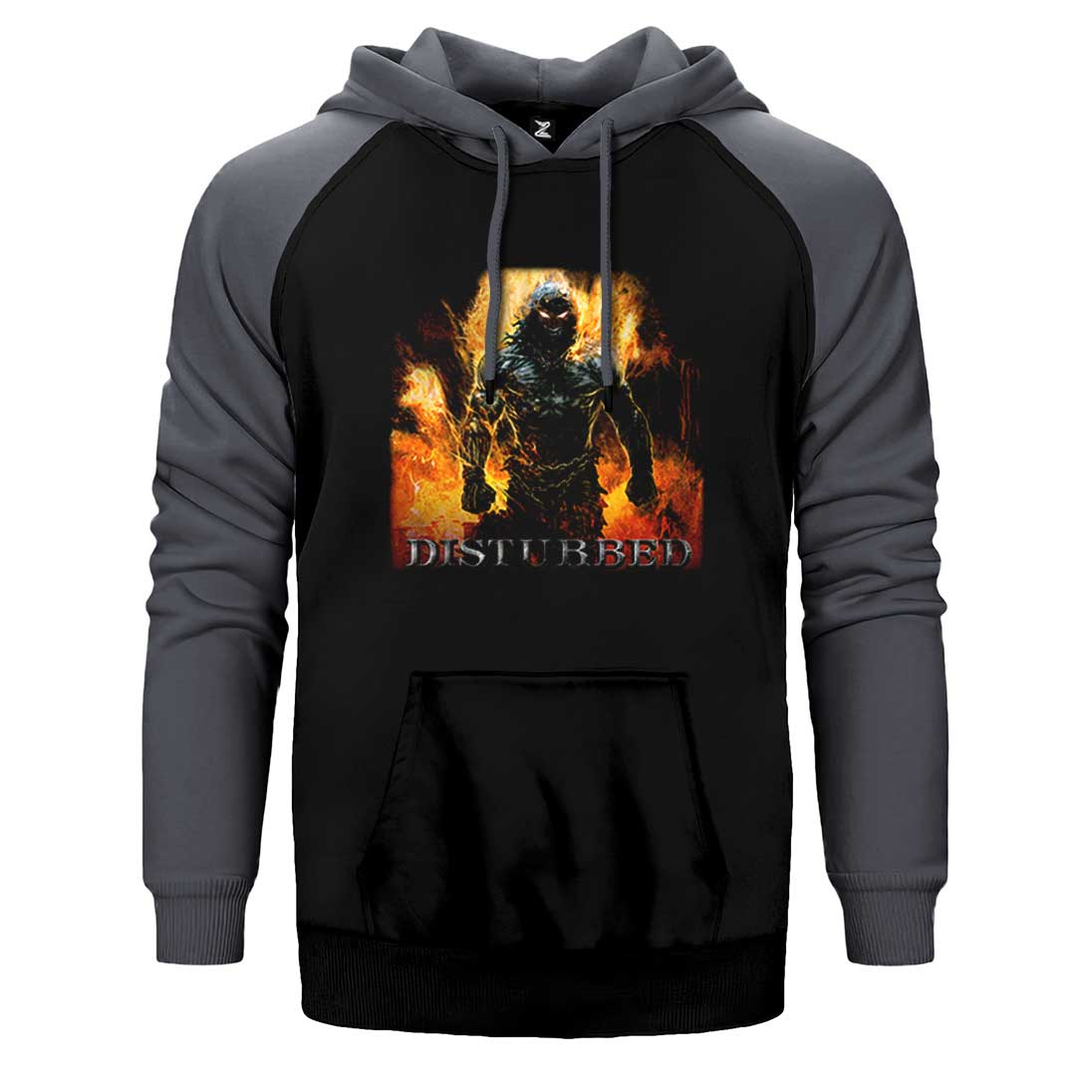 Disturbed Indestructible Çift Renk Reglan Kol Sweatshirt / Hoodie