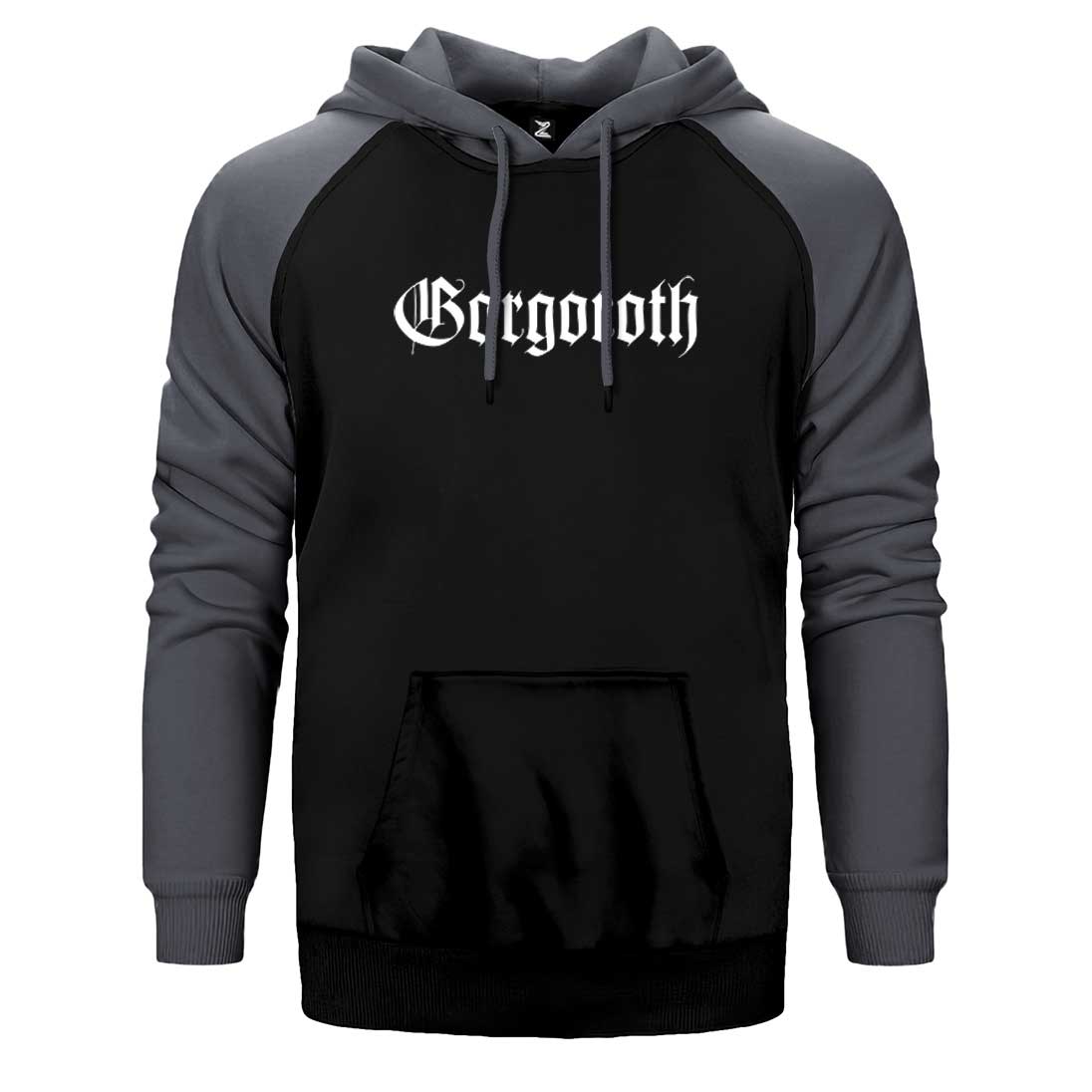Gorgoroth Logo Çift Renk Reglan Kol Sweatshirt / Hoodie