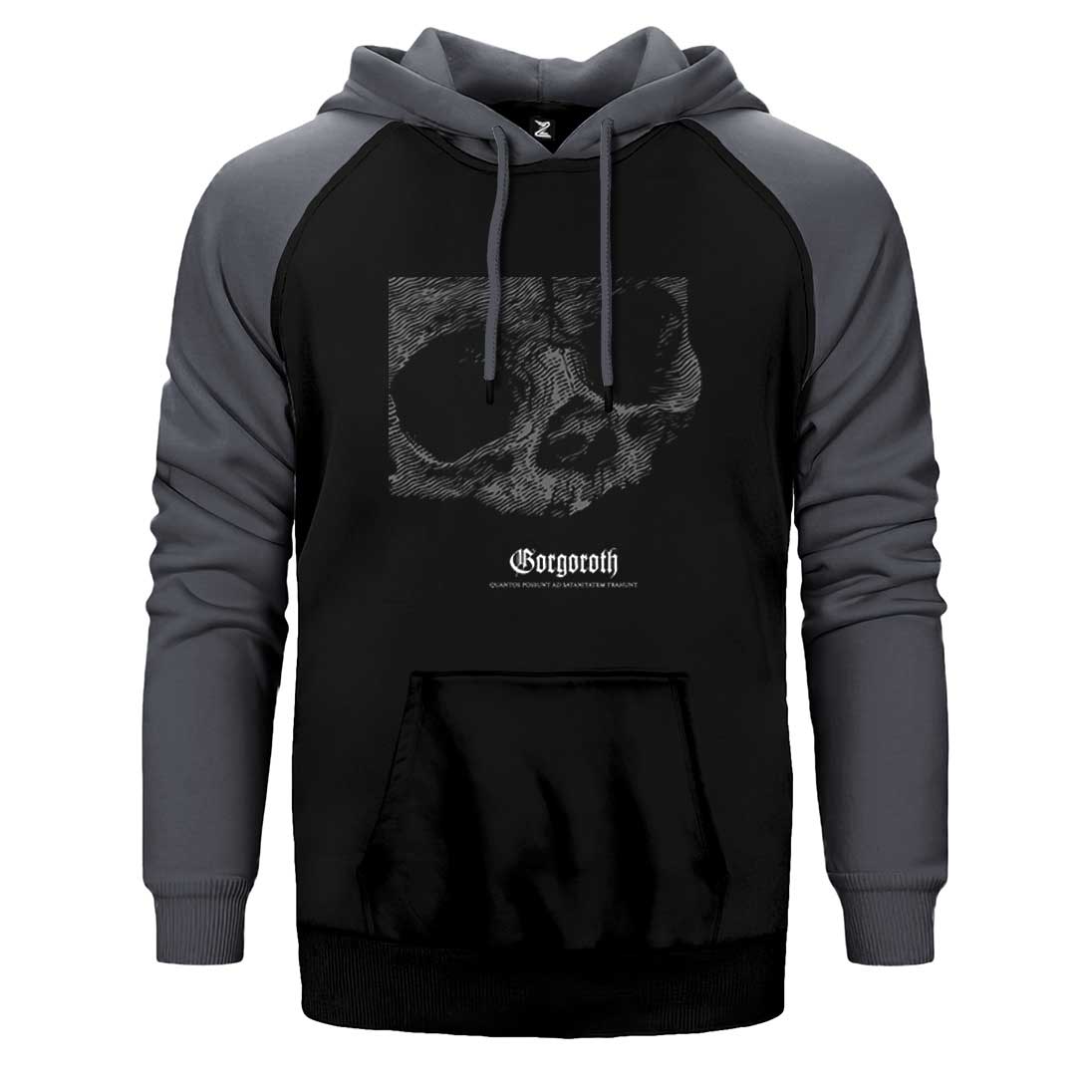 Gorgoroth Quantos Possunt Çift Renk Reglan Kol Sweatshirt / Hoodie