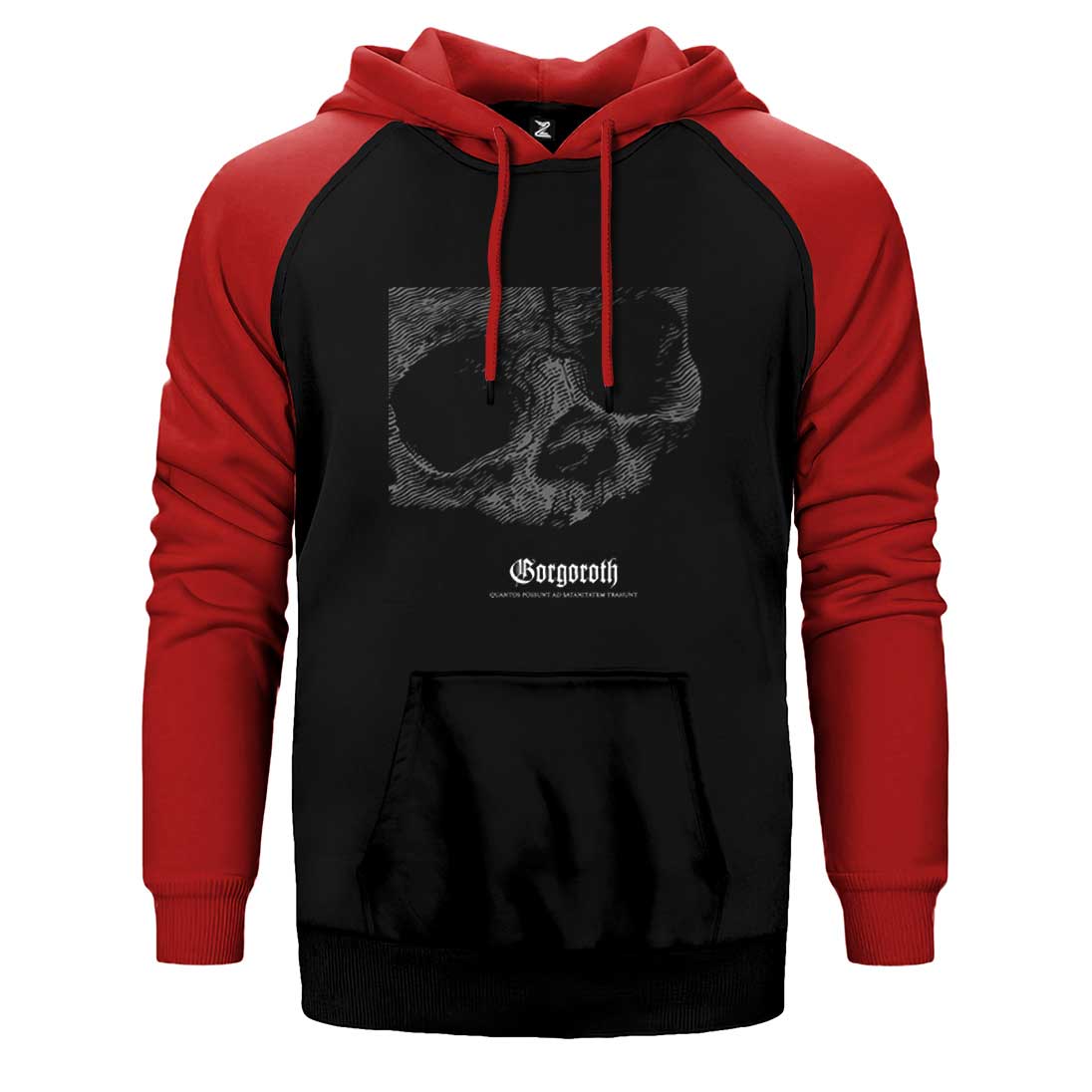 Gorgoroth Quantos Possunt Çift Renk Reglan Kol Sweatshirt / Hoodie