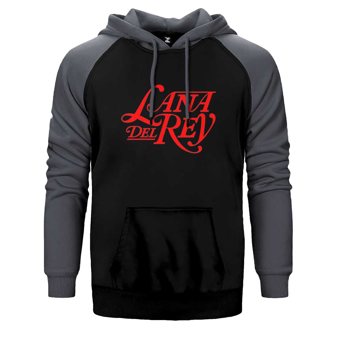 Lana Del Rey Logo Çift Renk Reglan Kol Sweatshirt / Hoodie