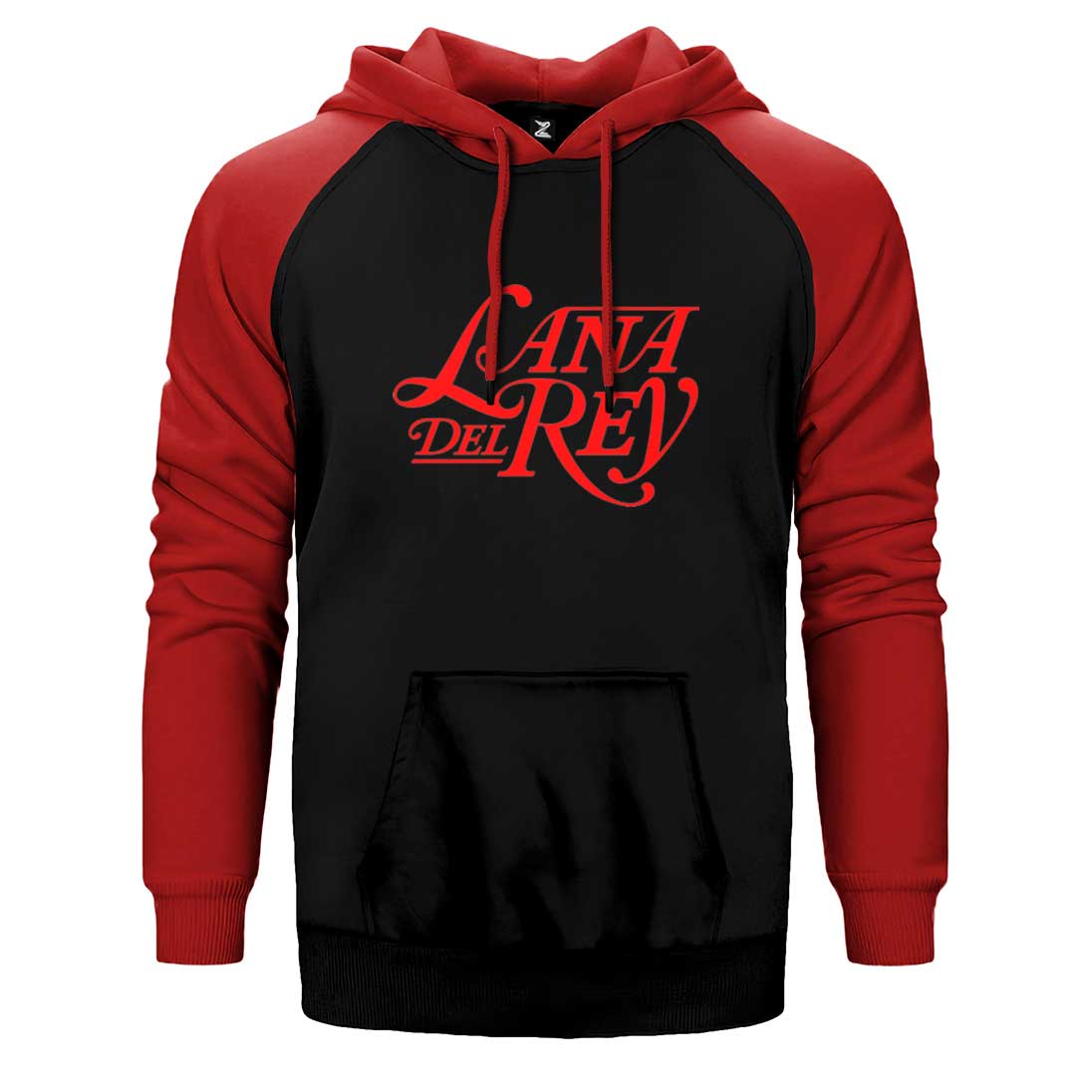 Lana Del Rey Logo Çift Renk Reglan Kol Sweatshirt / Hoodie