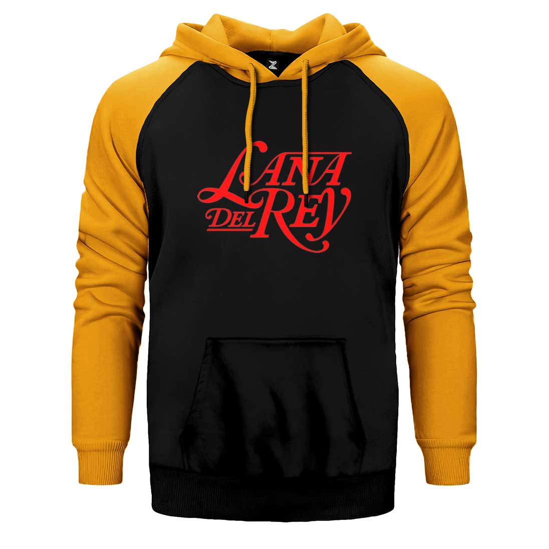 Lana Del Rey Logo Çift Renk Reglan Kol Sweatshirt / Hoodie